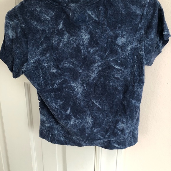 Women’s Adidas Cropped Workout Tee - Picture 2 of 3